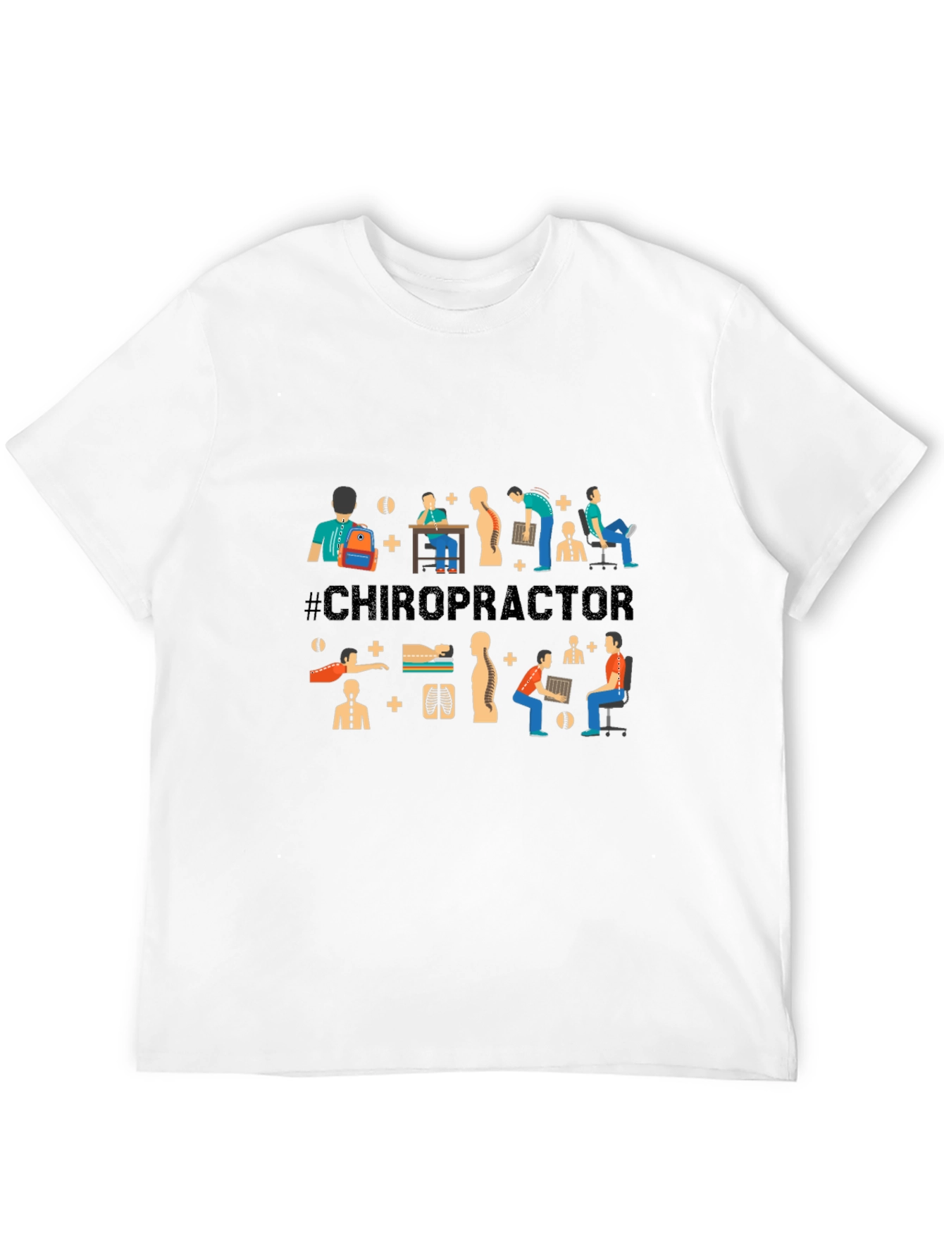 Chiropractor Graphic T-Shirt - Black