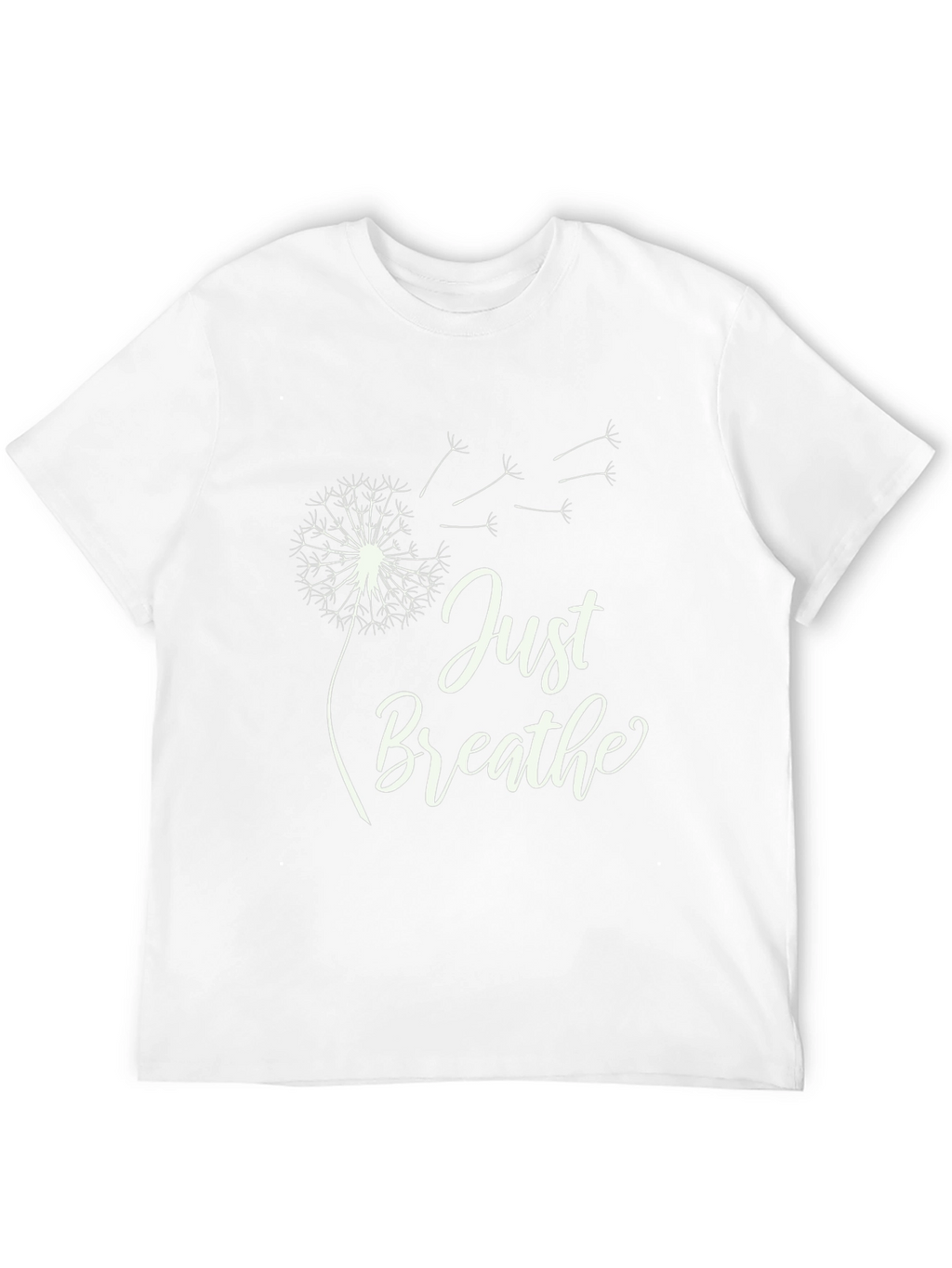 Just Breathe Dandelion Graphic T-Shirt