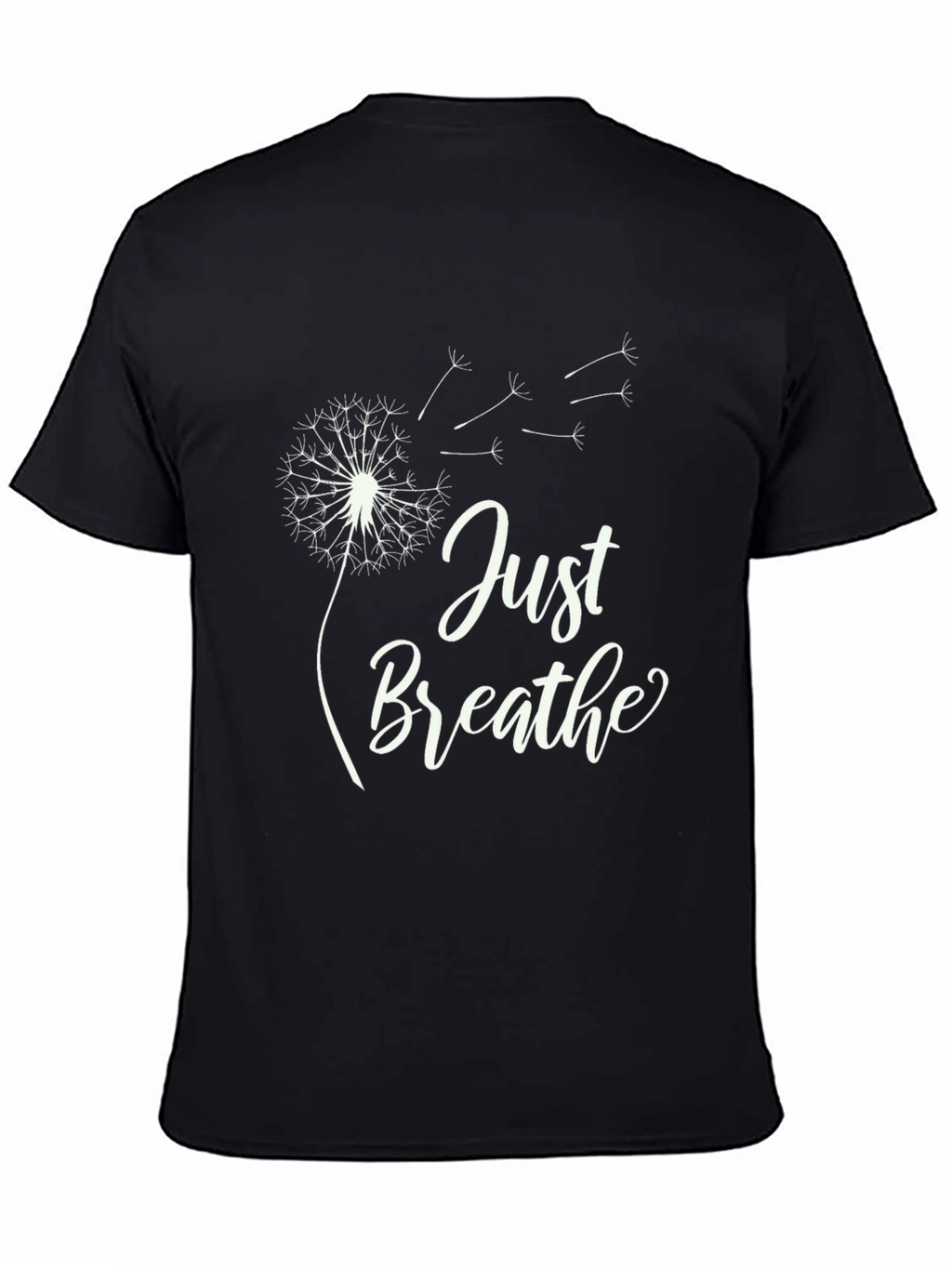 Just Breathe Dandelion Graphic T-Shirt