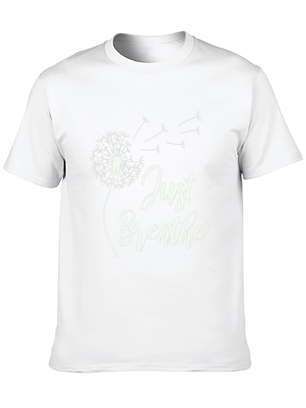 Just Breathe Dandelion Graphic T-Shirt