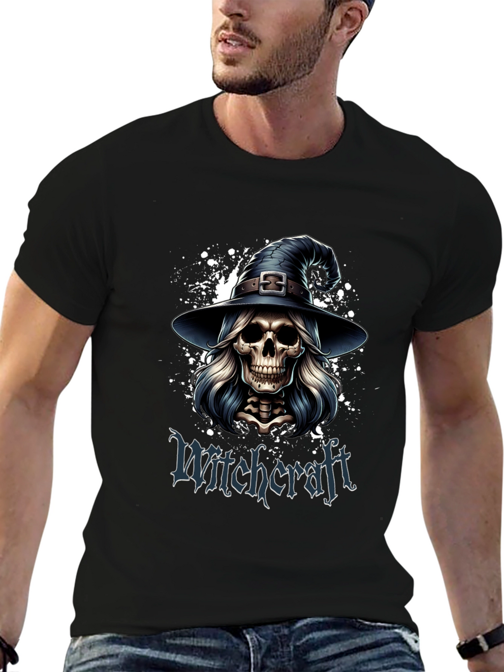 Witchcraft Skull T-Shirt - Halloween Apparel