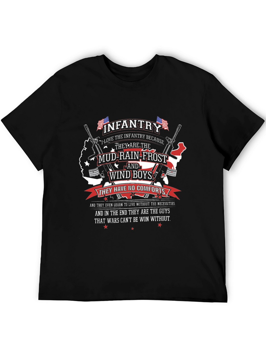 Infantry Mud-Rain-Frost Wind Boys T-Shirt