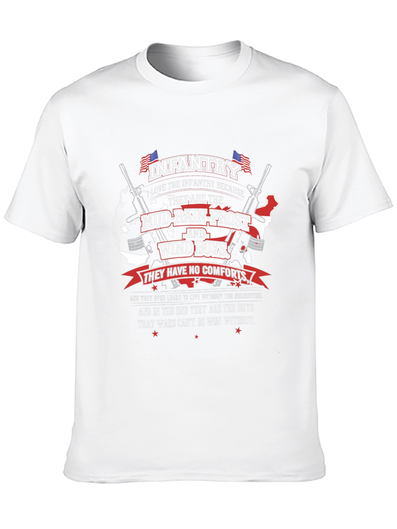 Infantry Mud-Rain-Frost Wind Boys T-Shirt