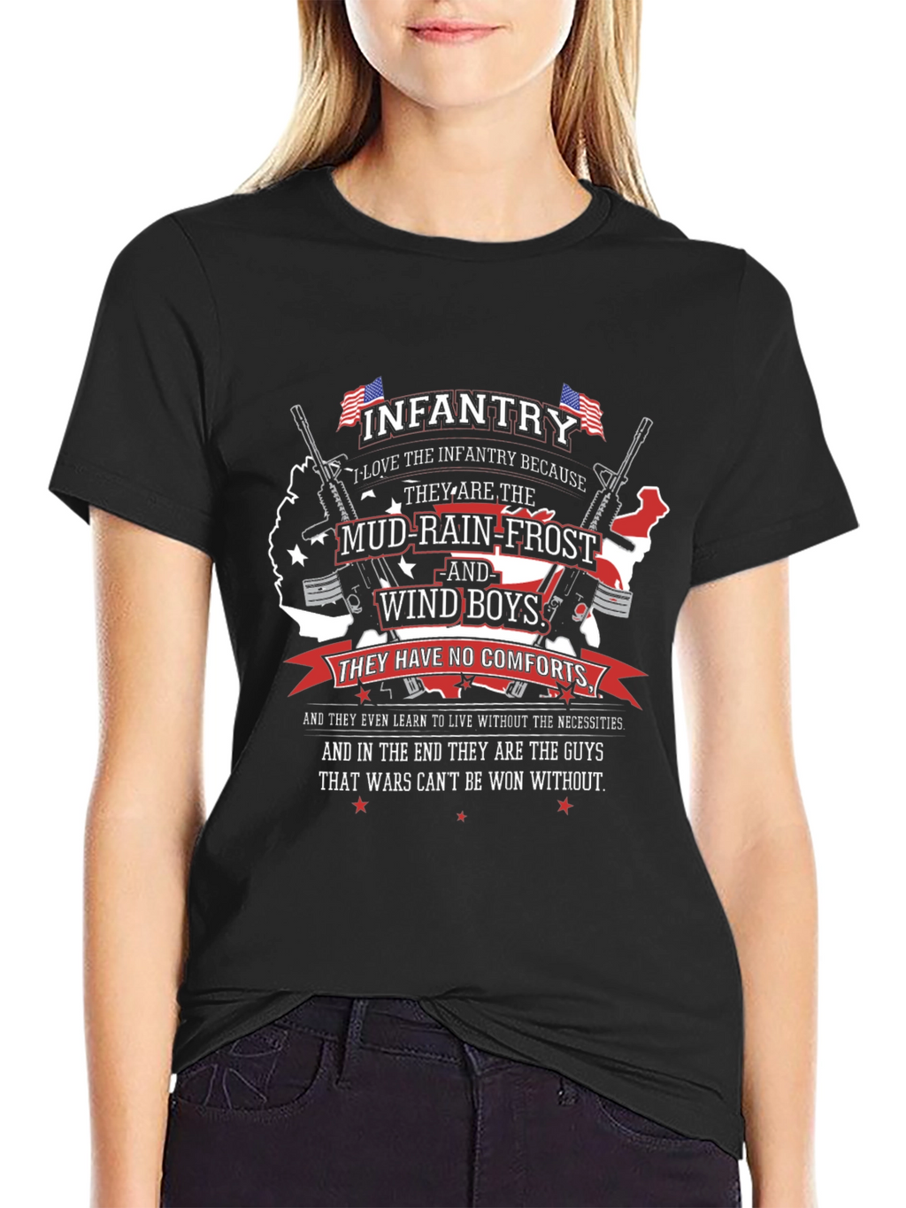 Infantry Mud-Rain-Frost Wind Boys T-Shirt