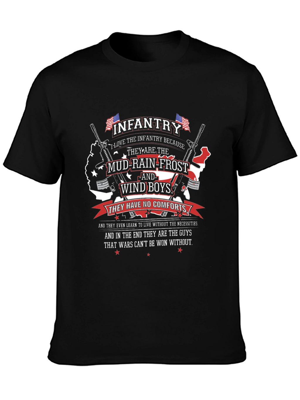 Infantry Mud-Rain-Frost Wind Boys T-Shirt