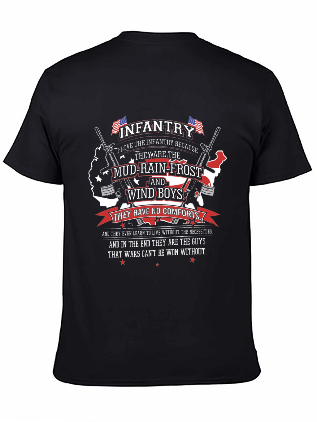 Infantry Mud-Rain-Frost Wind Boys T-Shirt
