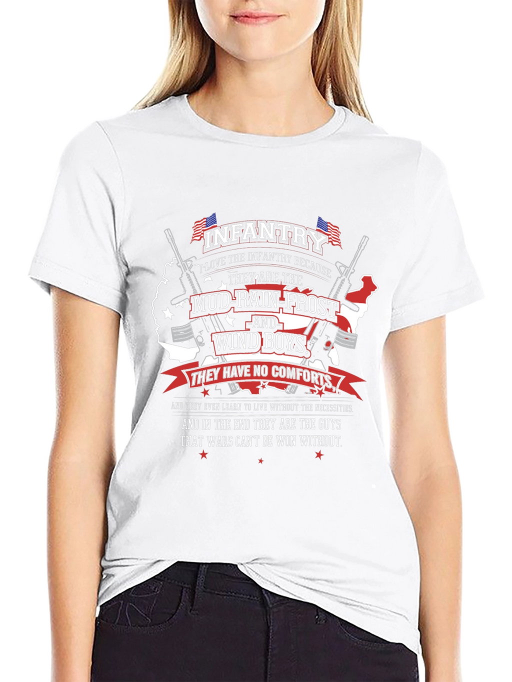 Infantry Mud-Rain-Frost Wind Boys T-Shirt