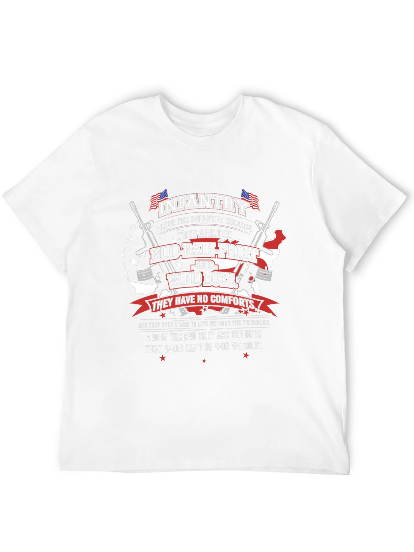 Infantry Mud-Rain-Frost Wind Boys T-Shirt