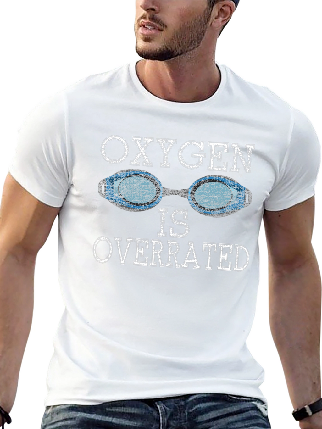 Oxygen Is Overrated Swimmer T-Shirt