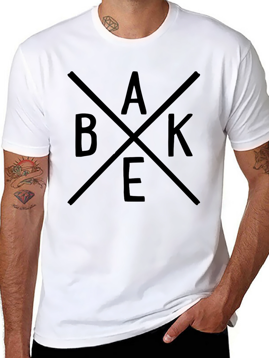BAKE Black Graphic Tee