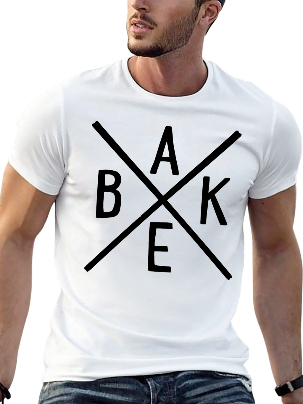BAKE Black Graphic Tee
