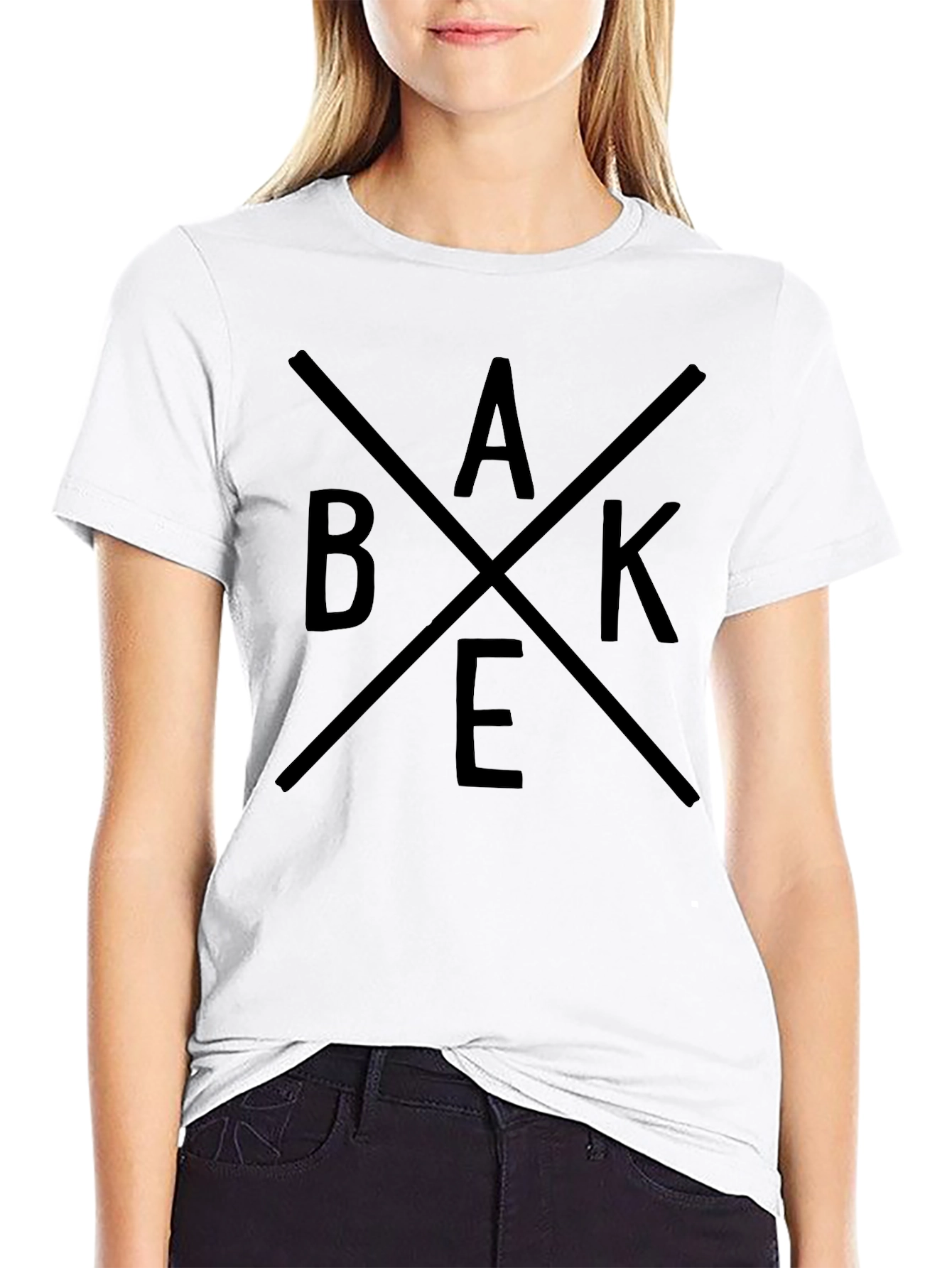 BAKE Black Graphic Tee