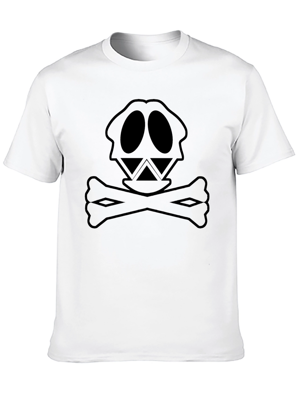 Skull & Crossbones Graphic Tee - Black