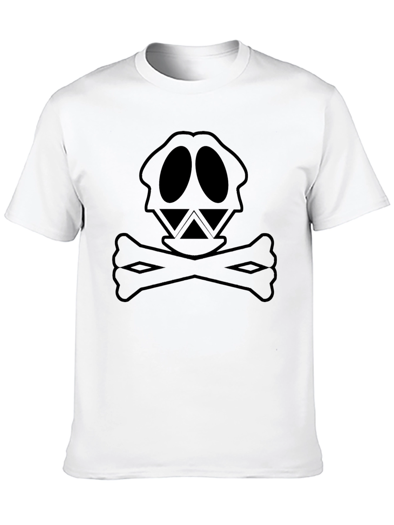 Skull & Crossbones Graphic Tee - Black