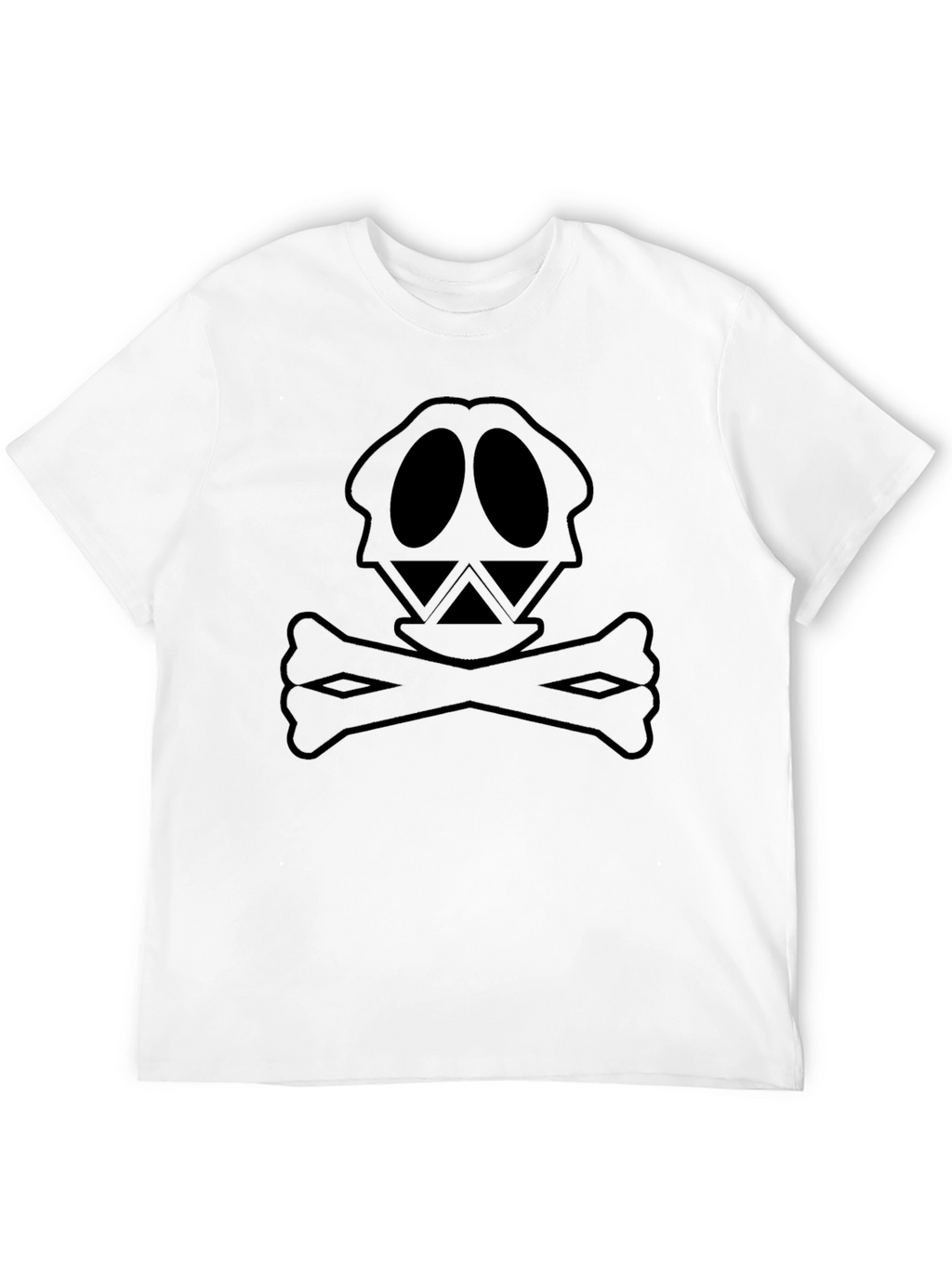 Skull & Crossbones Graphic Tee - Black