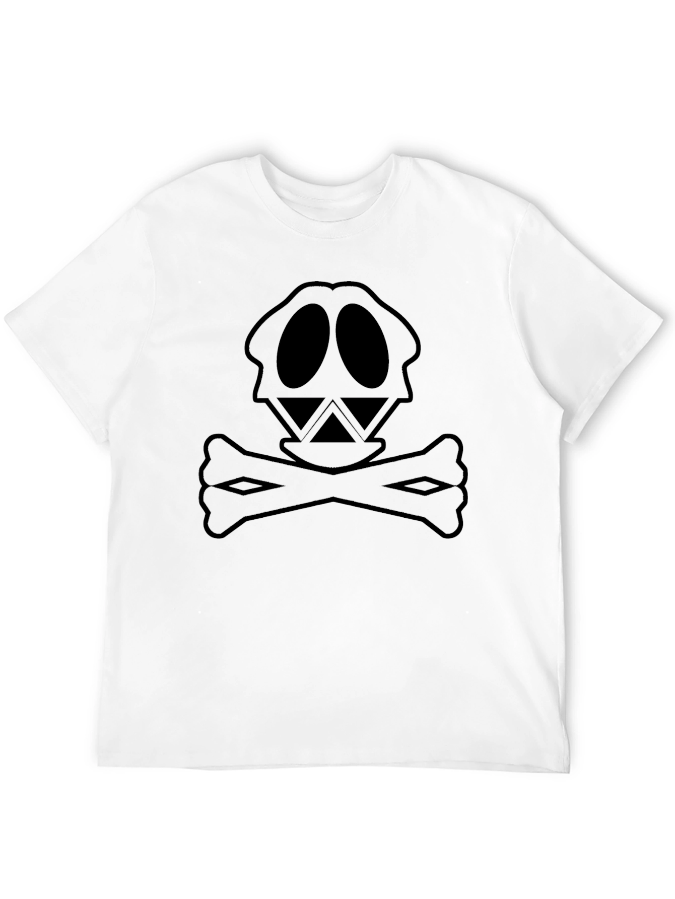Skull & Crossbones Graphic Tee - Black