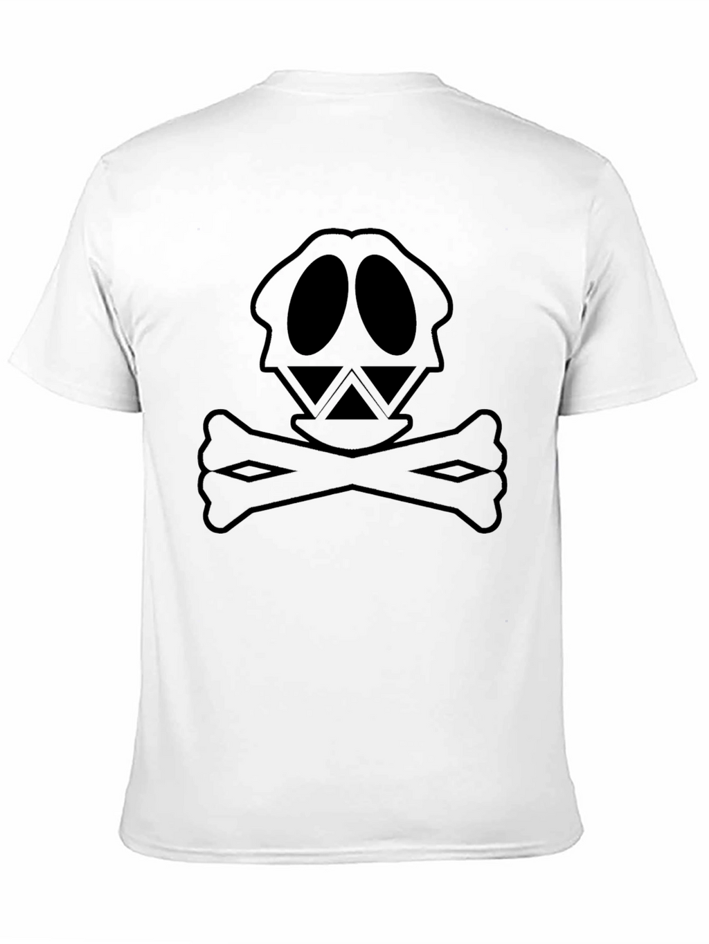Skull & Crossbones Graphic Tee - Black