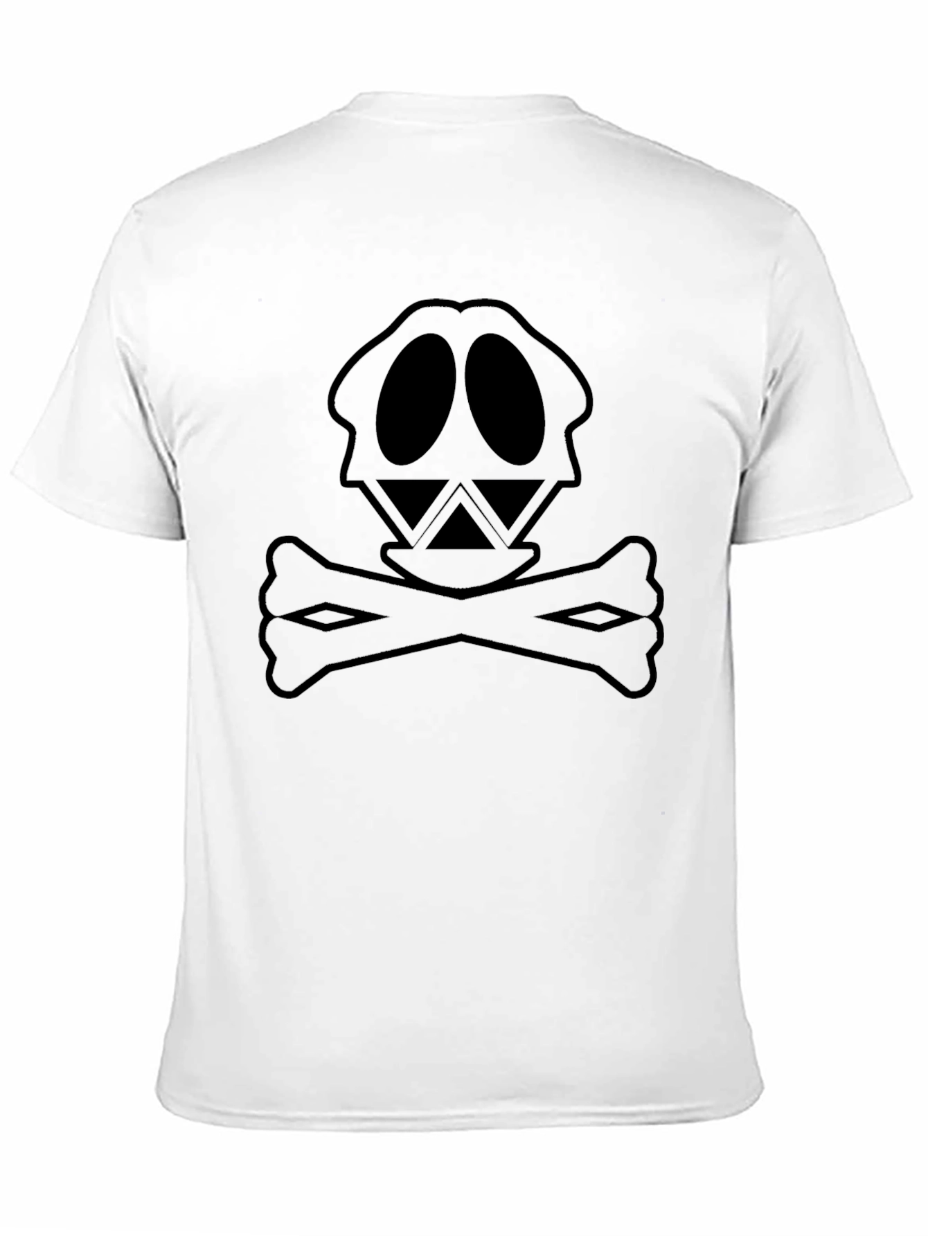 Skull & Crossbones Graphic Tee - Black