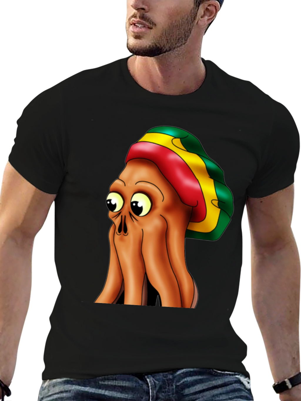 Rasta Octopus Graphic Tee