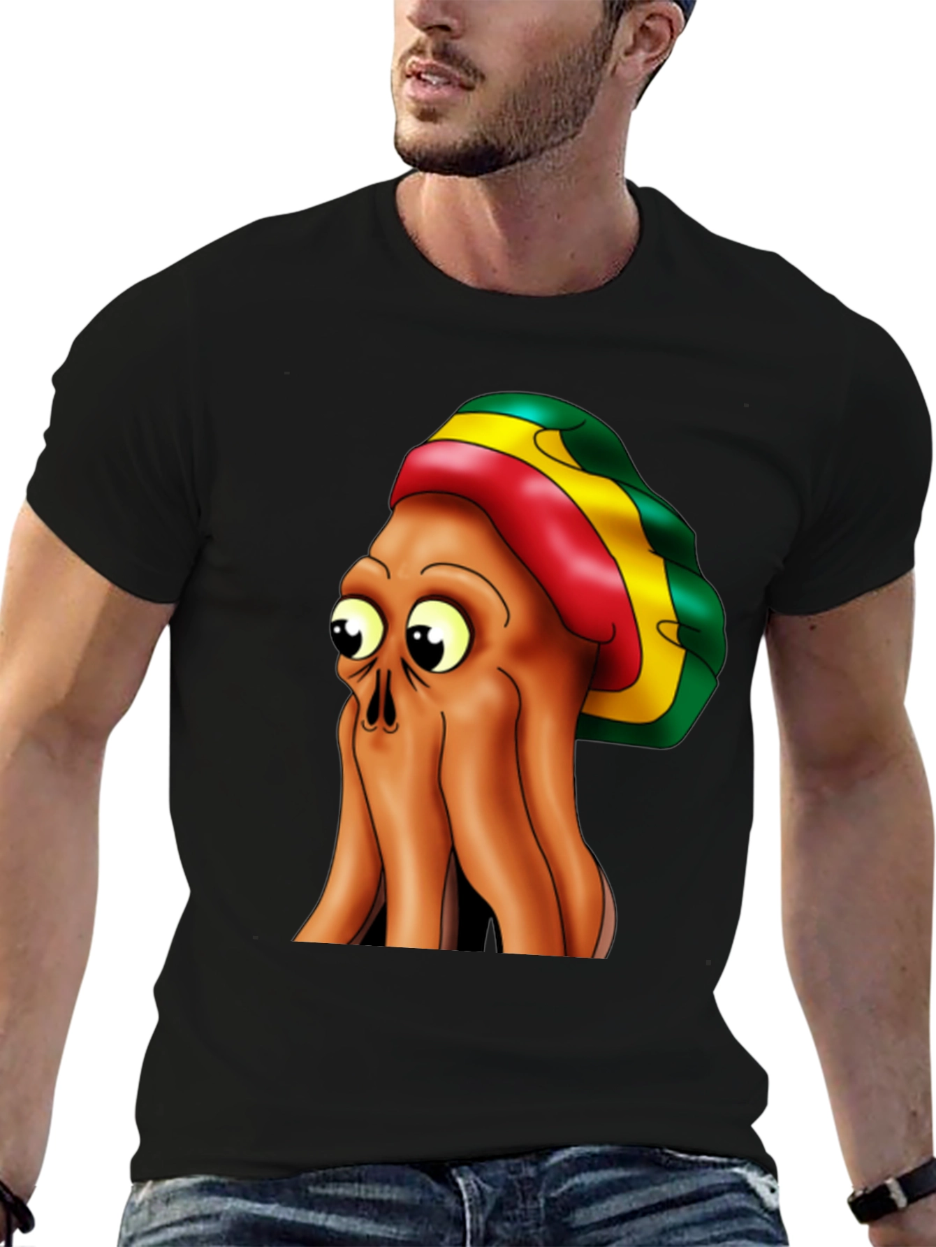 Rasta Octopus Graphic Tee