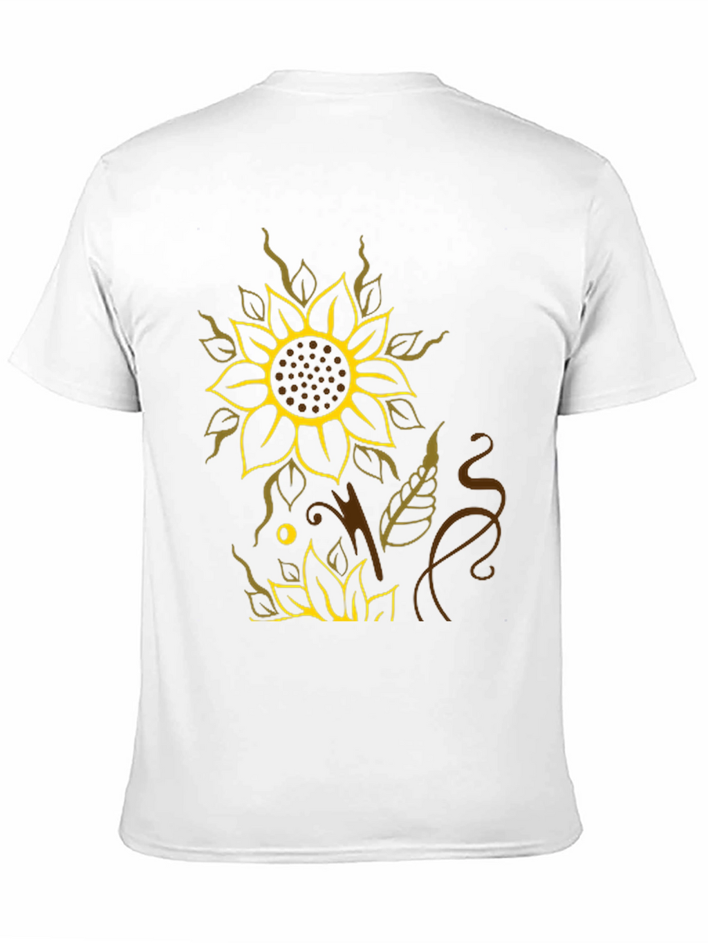Sunflower Graphic Black T-Shirt - Stylish Casual Wear
