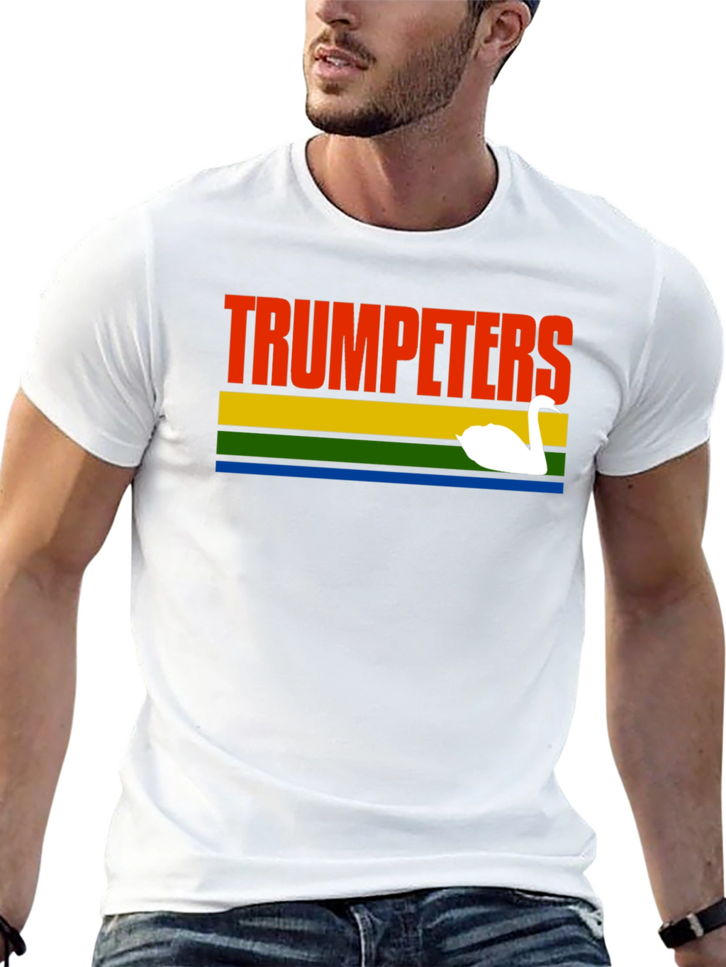 Trumpeters Swan Retro Style T-Shirt