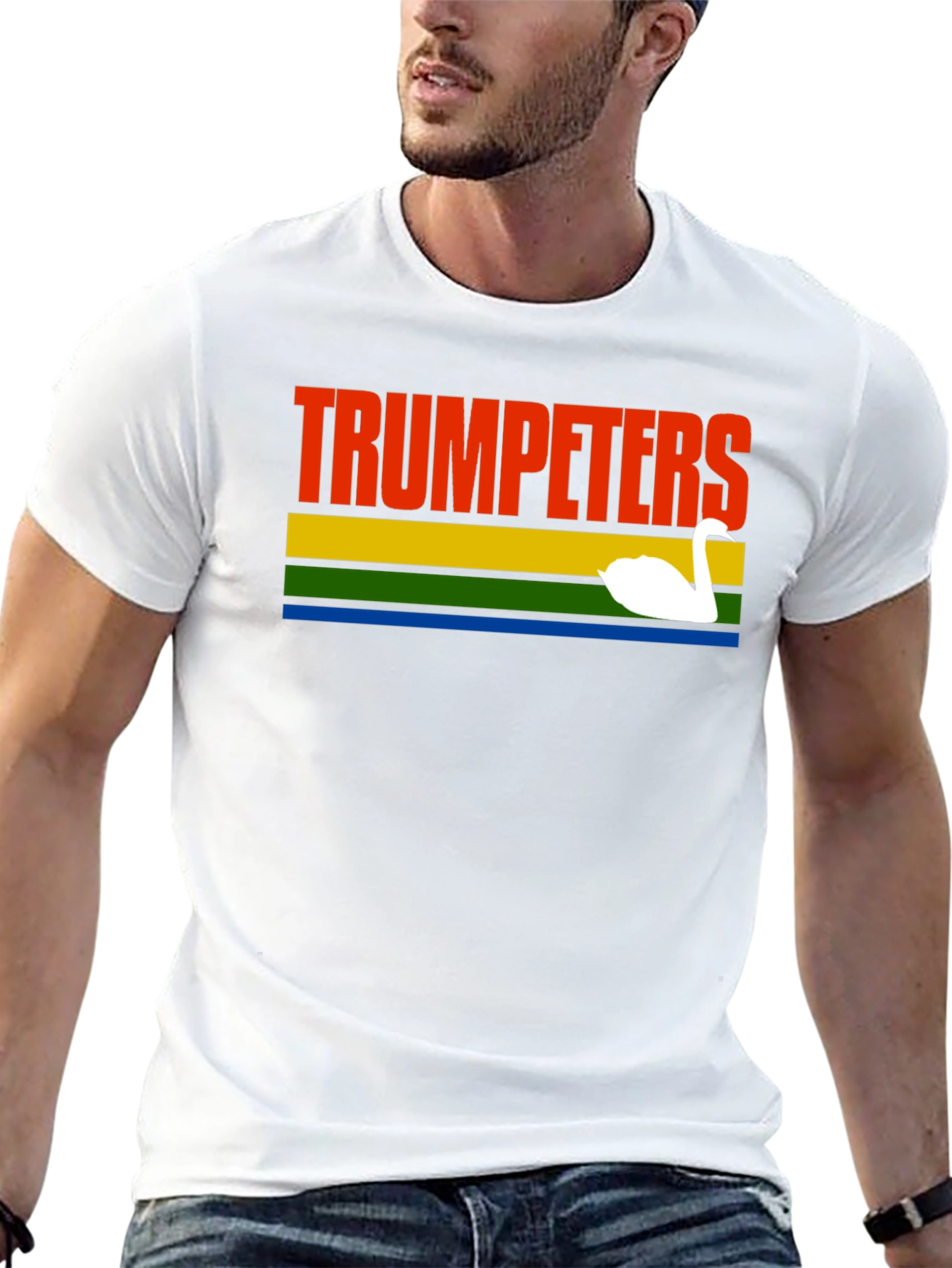 Trumpeters Swan Retro Style T-Shirt