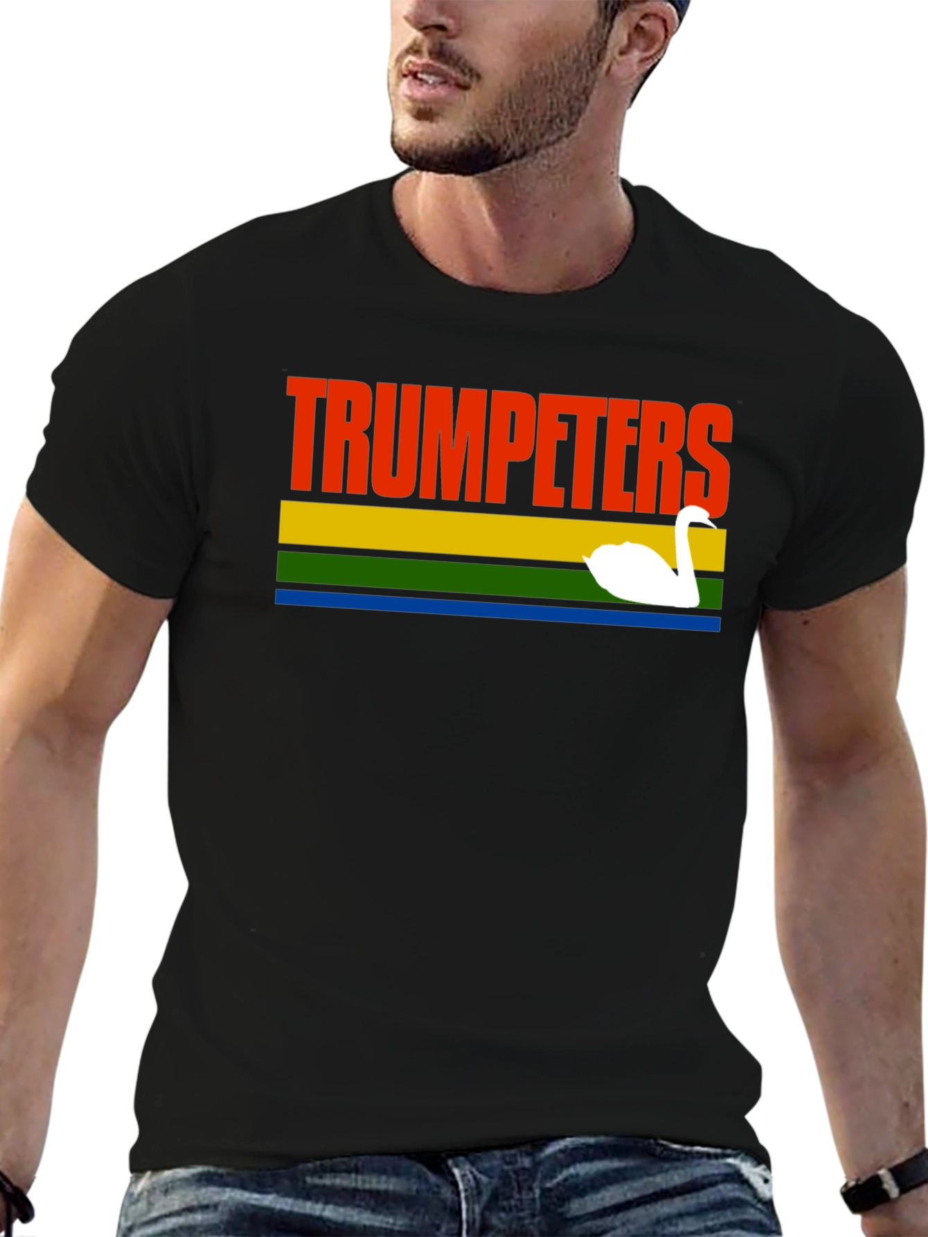 Trumpeters Swan Retro Style T-Shirt