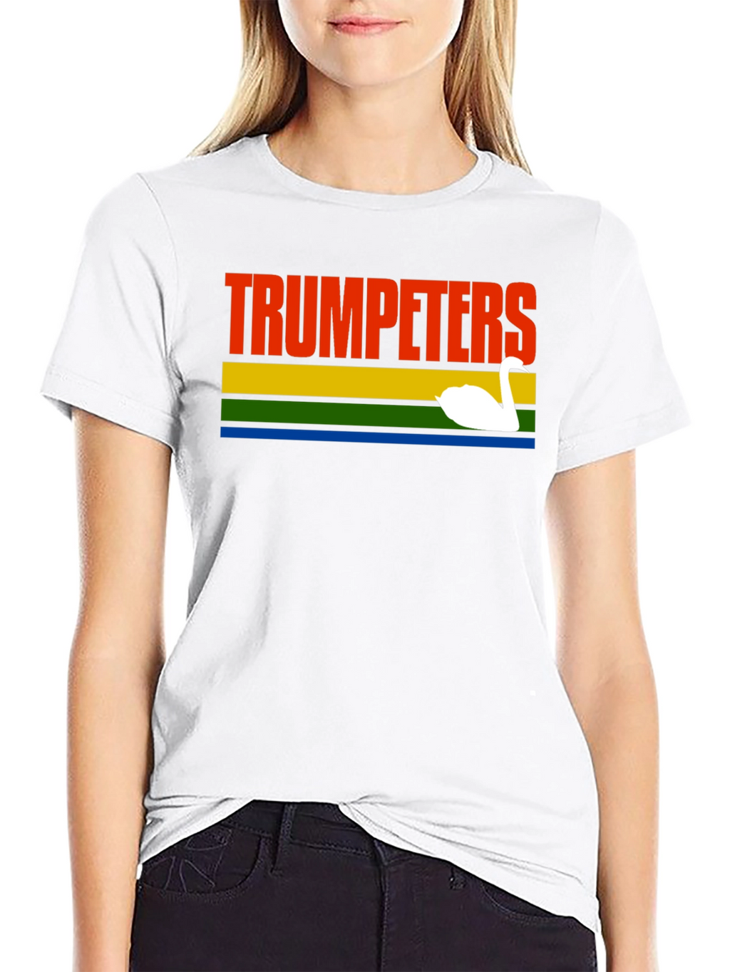 Trumpeters Swan Retro Style T-Shirt