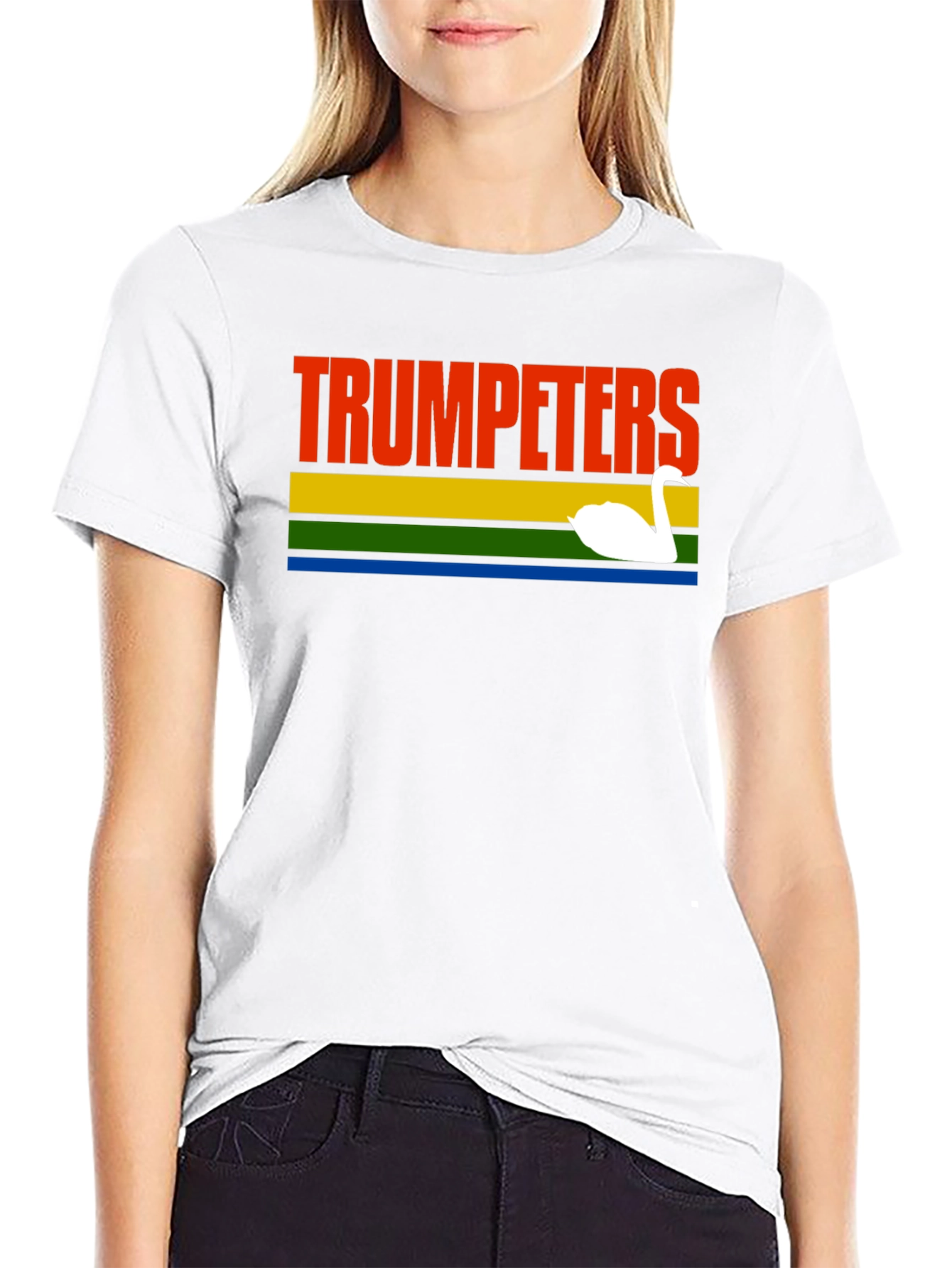Trumpeters Swan Retro Style T-Shirt