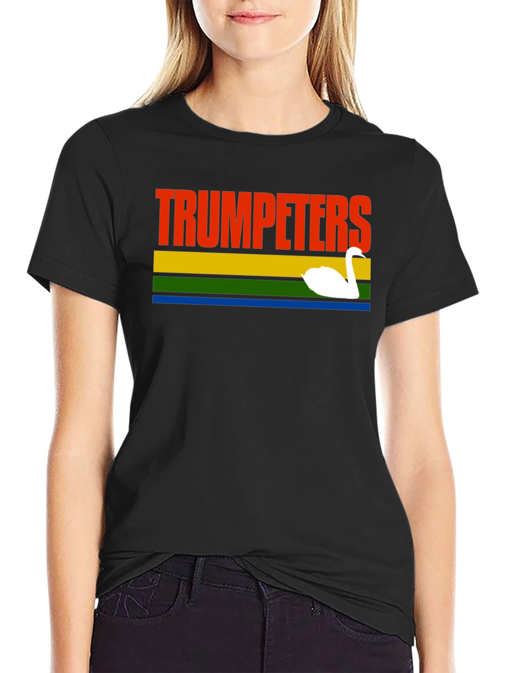 Trumpeters Swan Retro Style T-Shirt