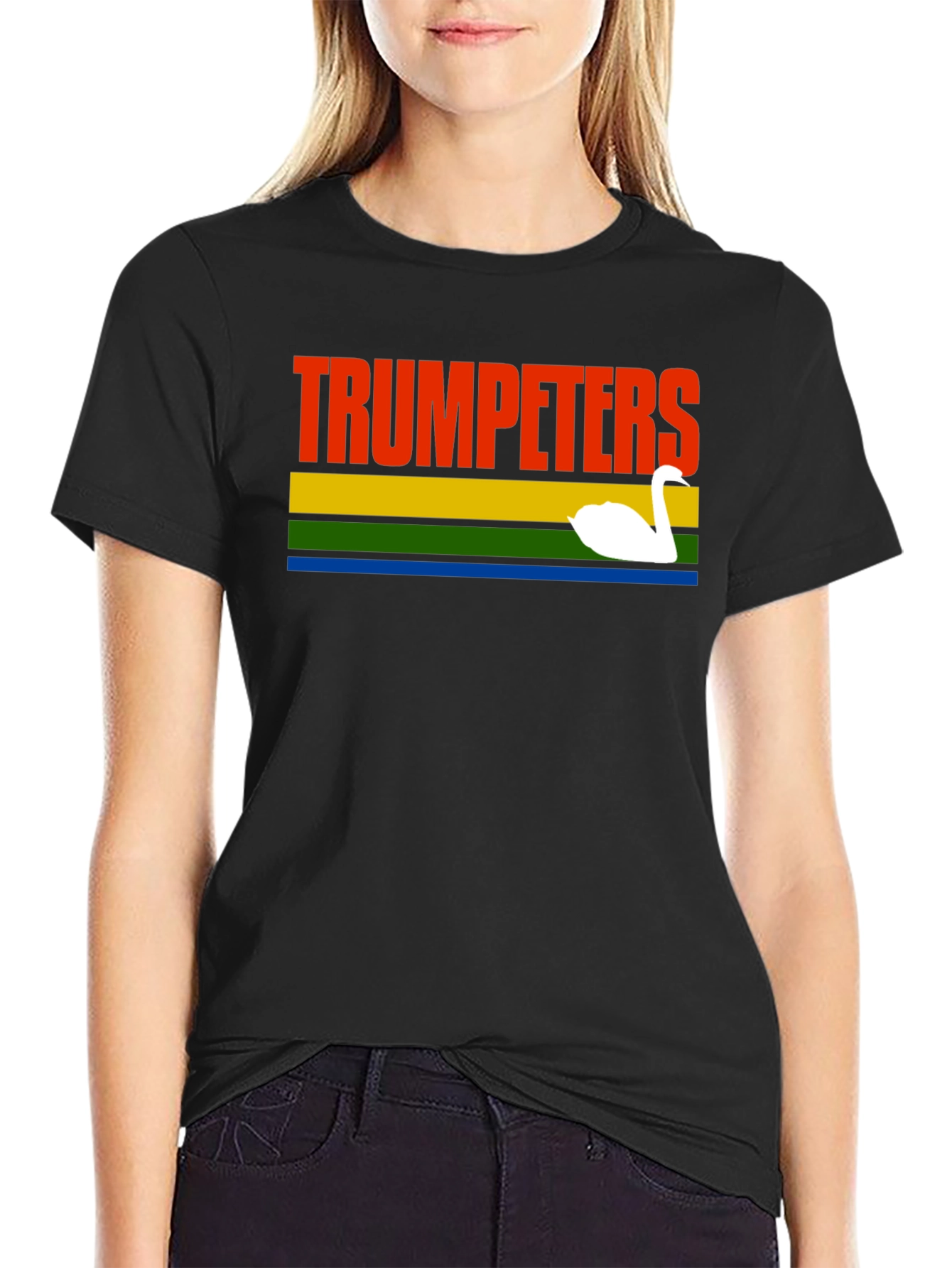 Trumpeters Swan Retro Style T-Shirt
