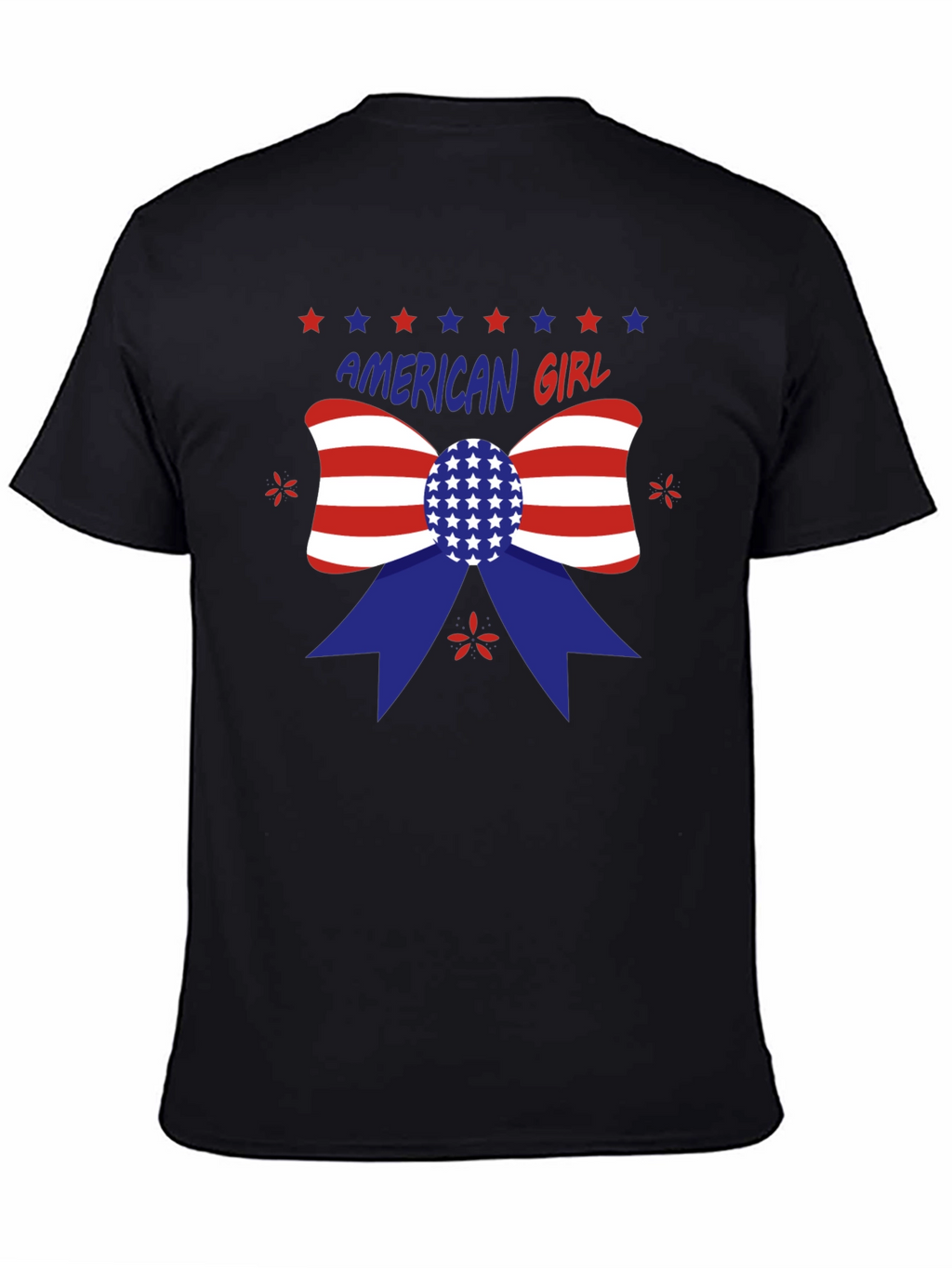 American Girl Patriotic Bow T-Shirt