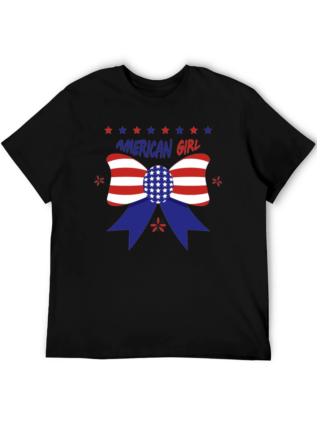 American Girl Patriotic Bow T-Shirt