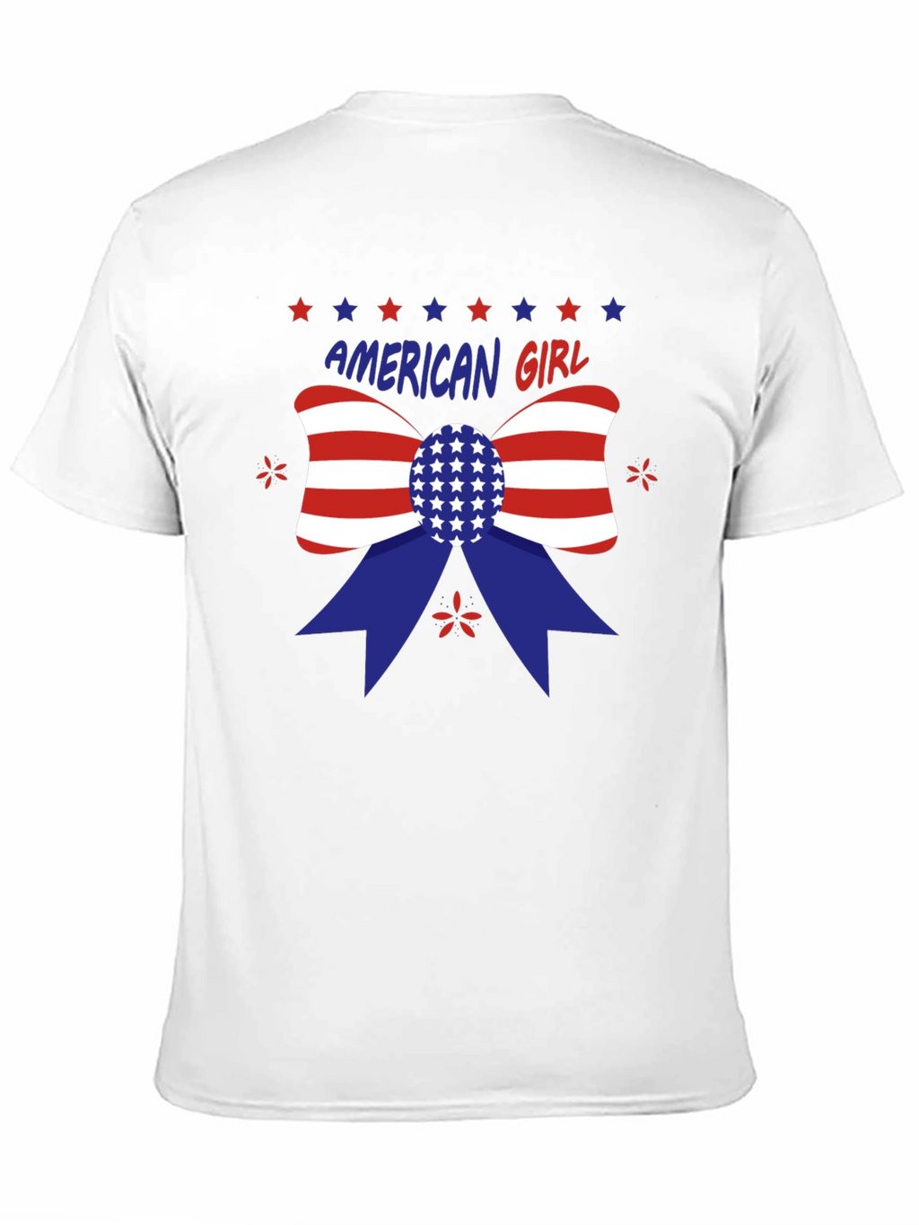 American Girl Patriotic Bow T-Shirt