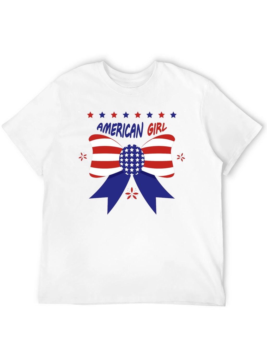 American Girl Patriotic Bow T-Shirt
