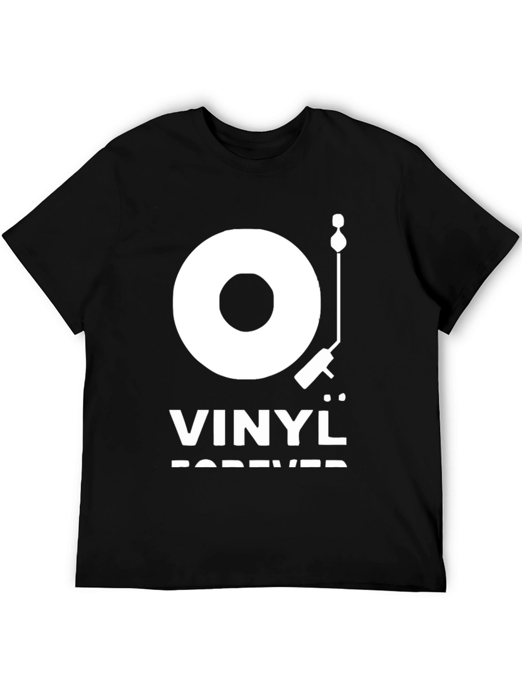 Vinyl Forever Graphic Tee - Black