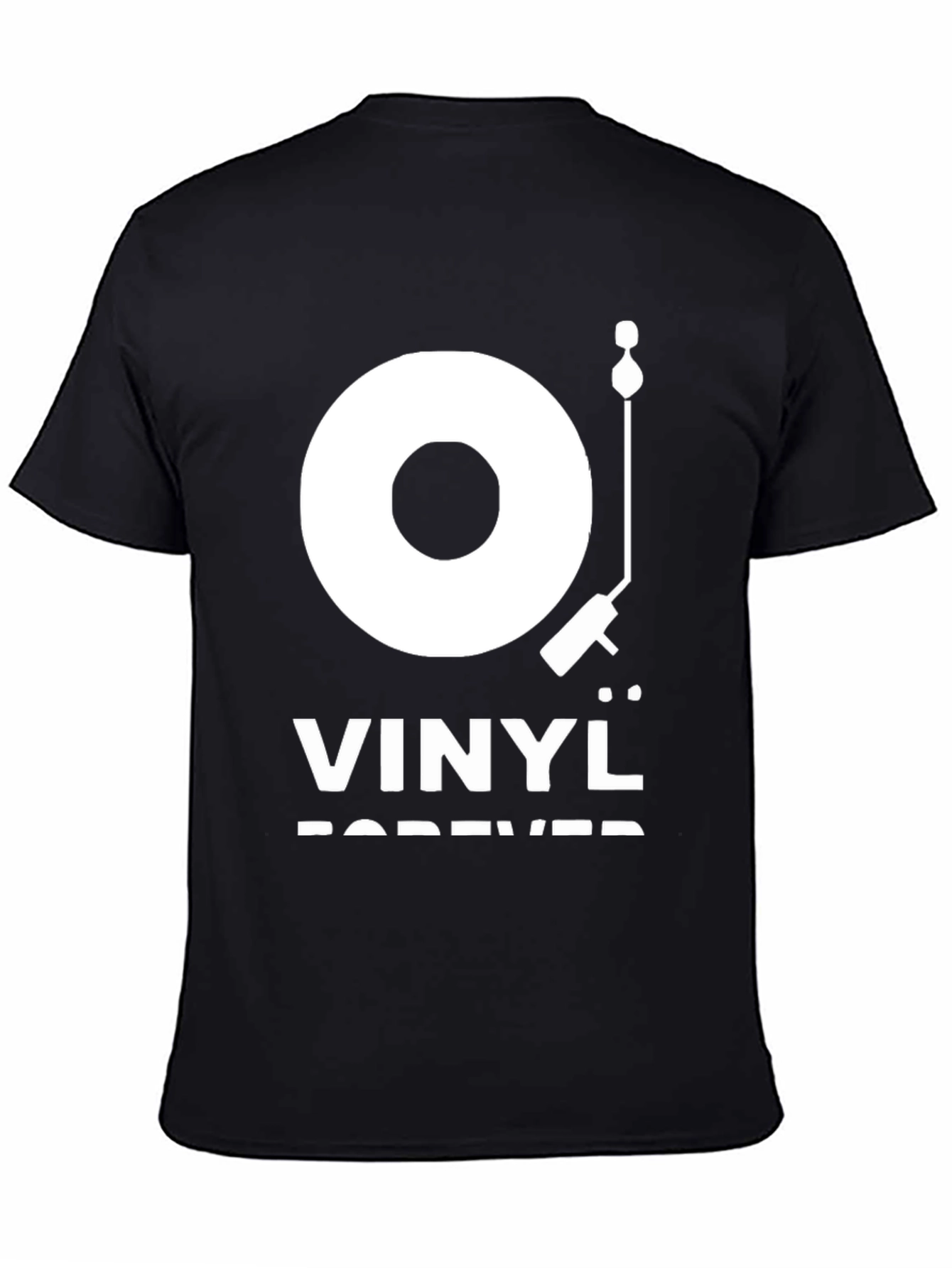 Vinyl Forever Graphic Tee - Black