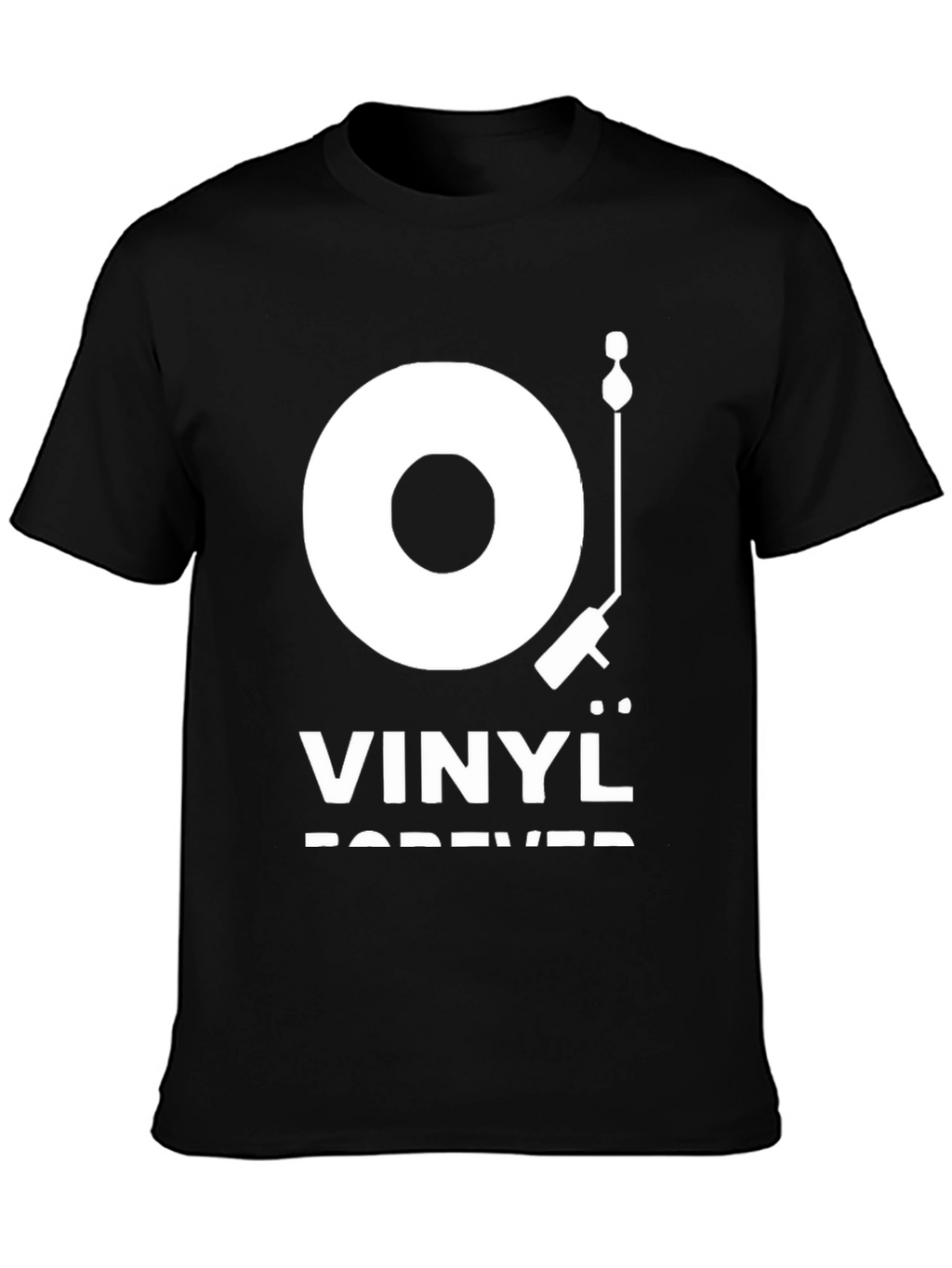 Vinyl Forever Graphic Tee - Black