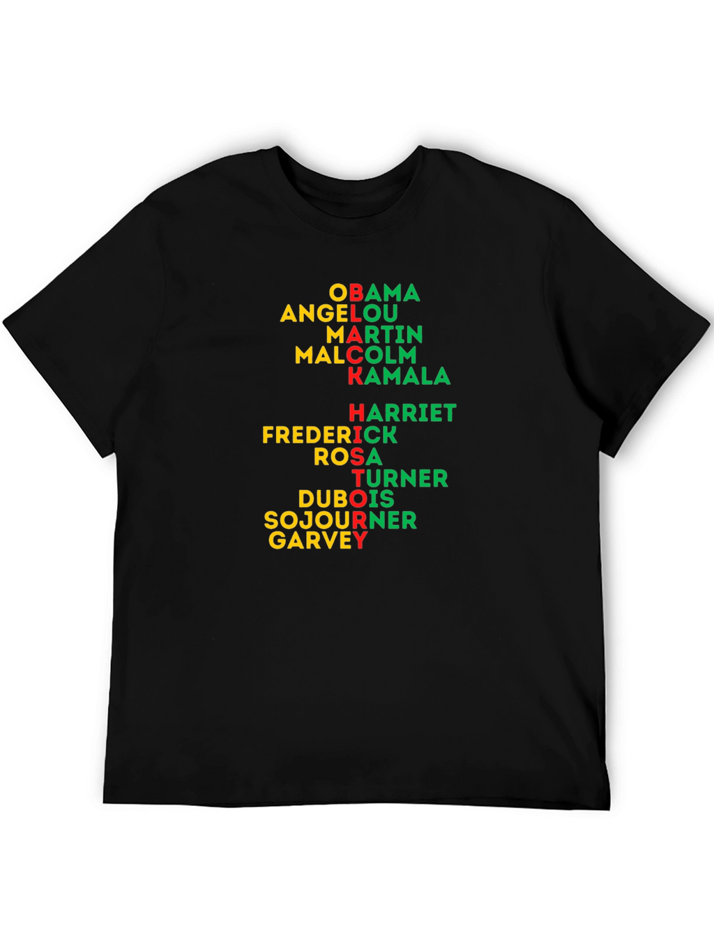 Black History Names T-Shirt