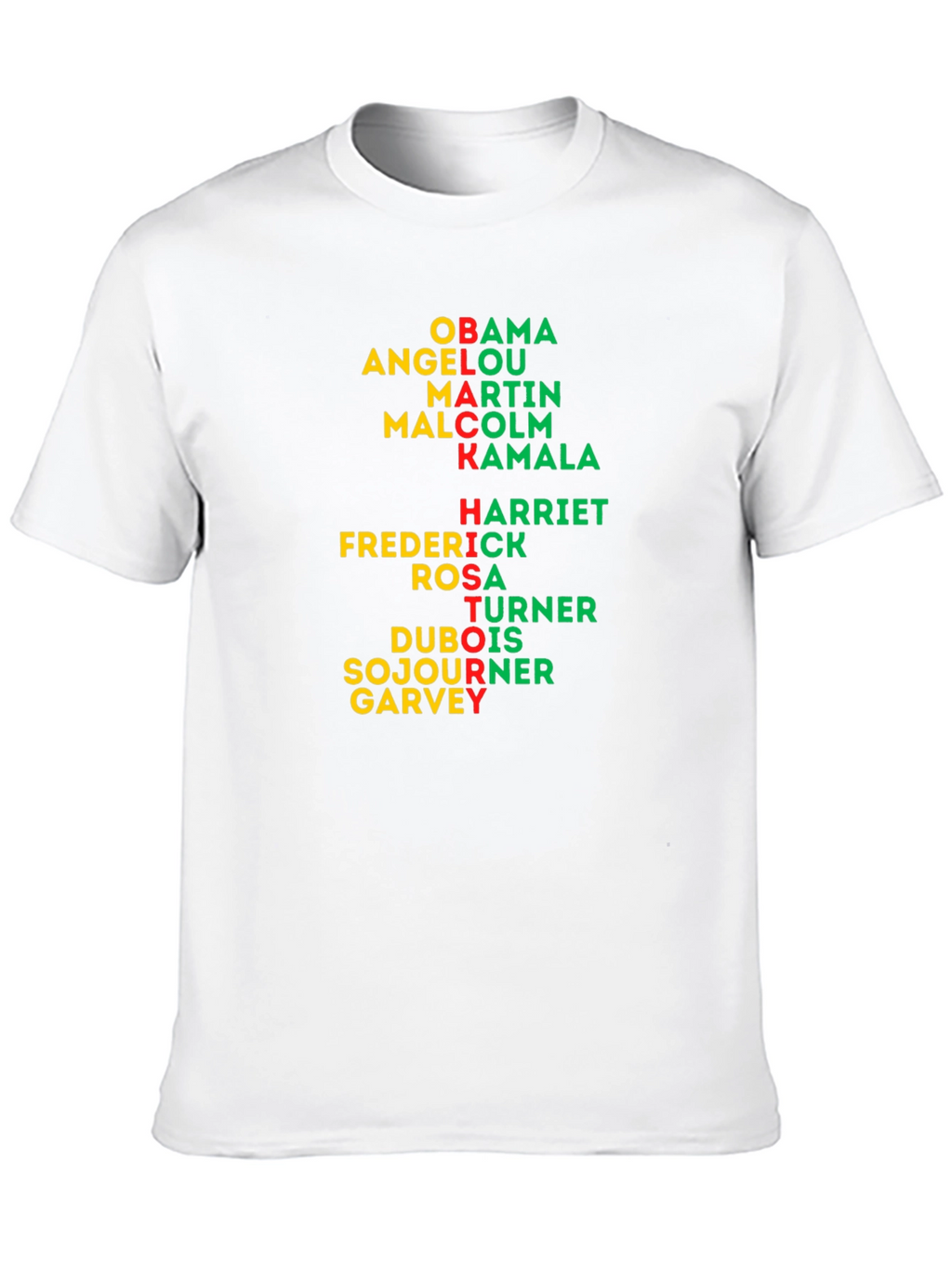 Black History Names T-Shirt