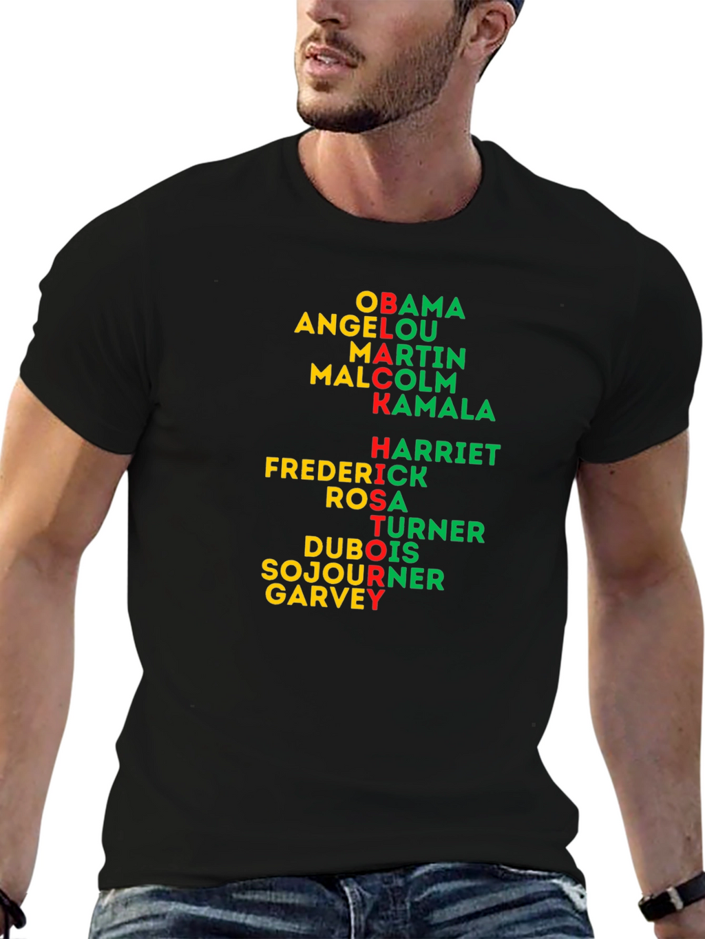 Black History Names T-Shirt