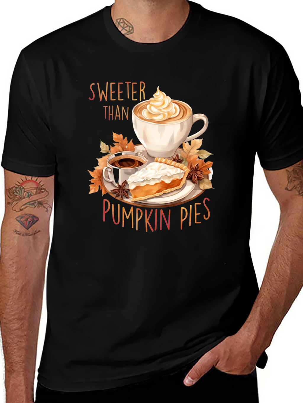 Sweeter Than Pumpkin Pies T-Shirt - Fall Apparel