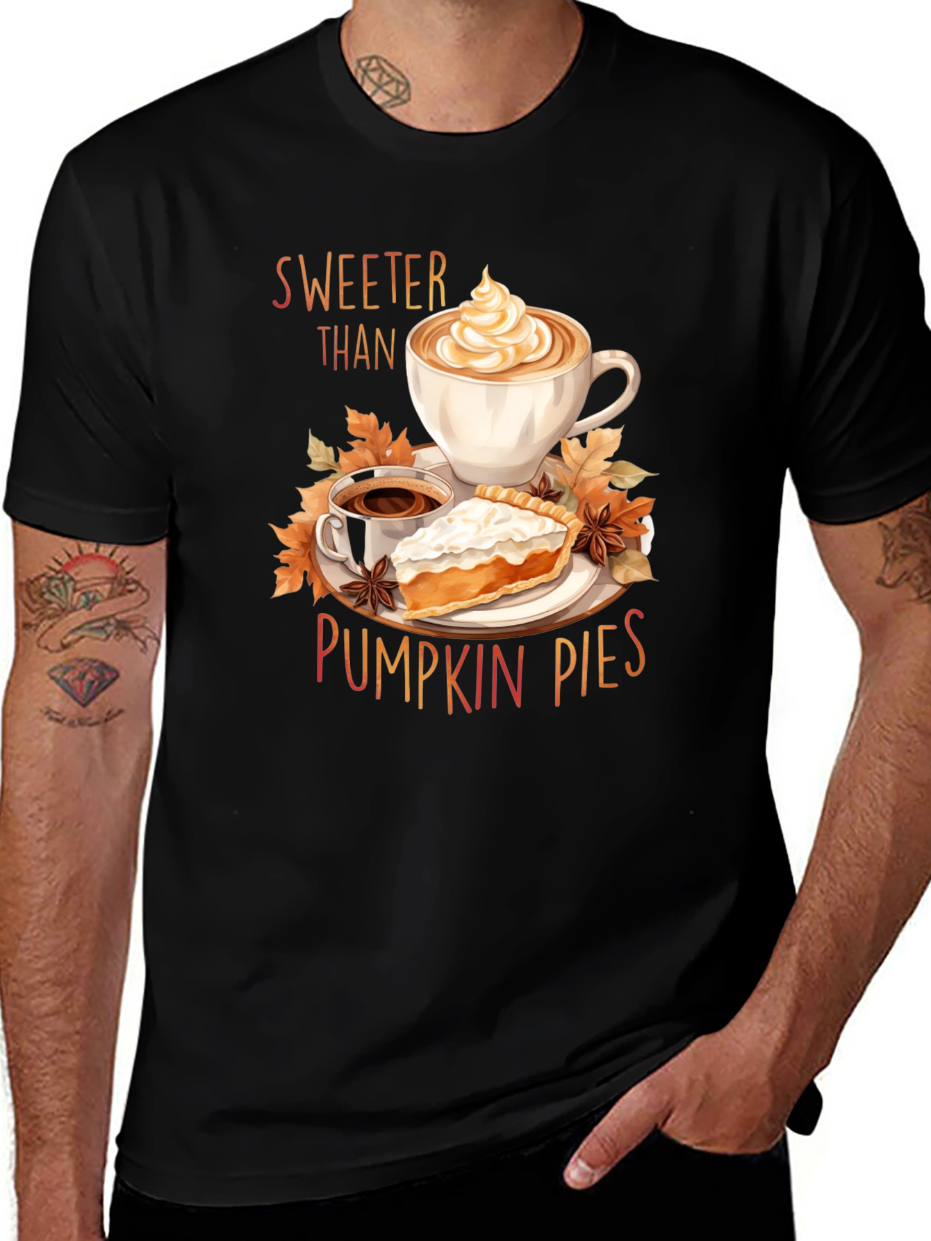 Sweeter Than Pumpkin Pies T-Shirt - Fall Apparel