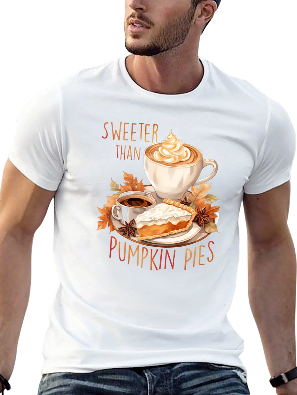 Sweeter Than Pumpkin Pies T-Shirt - Fall Apparel