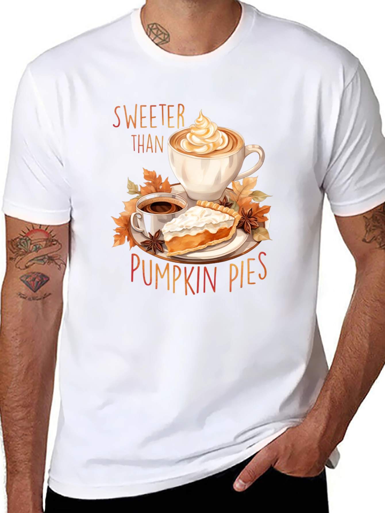 Sweeter Than Pumpkin Pies T-Shirt - Fall Apparel