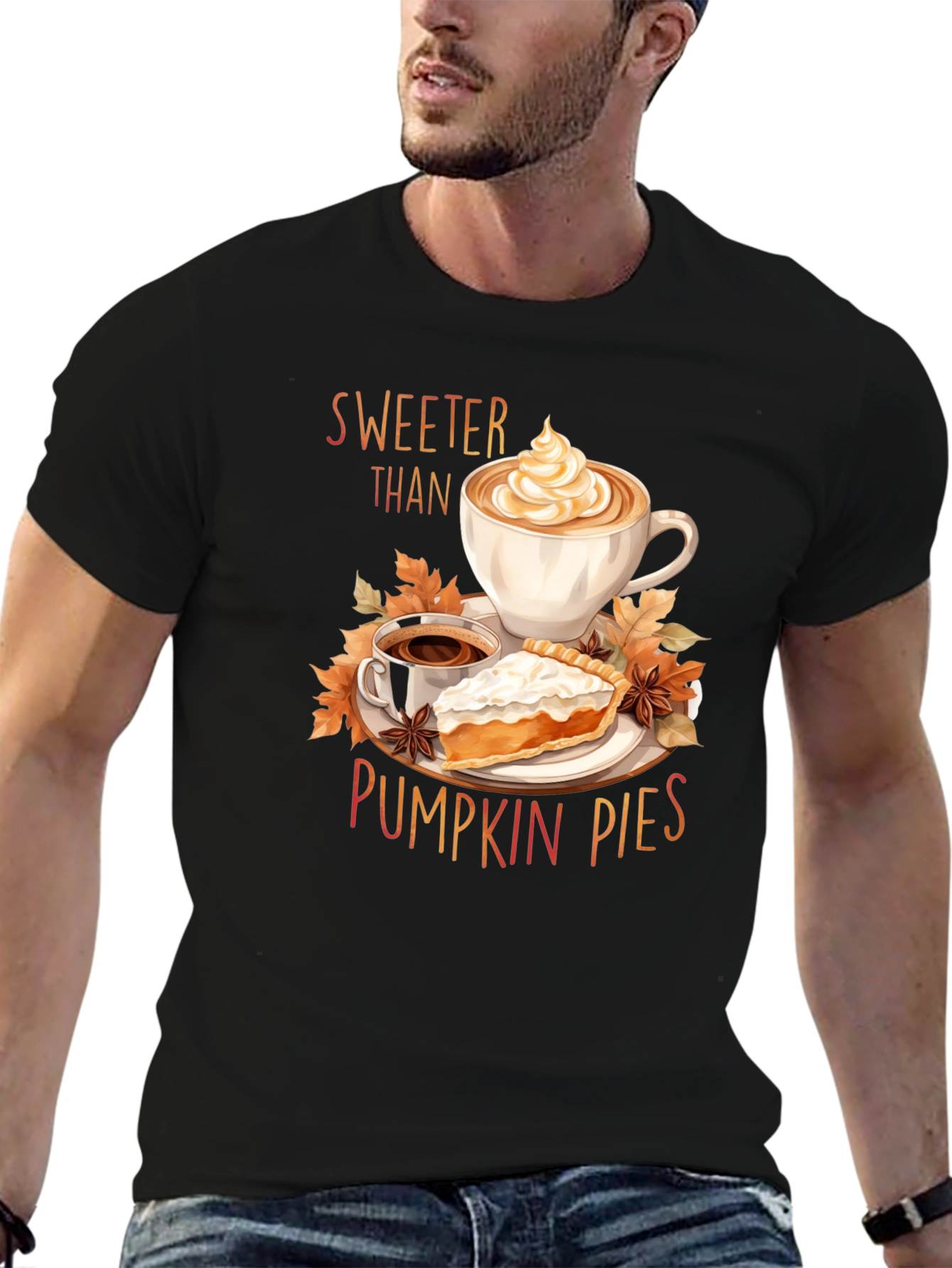Sweeter Than Pumpkin Pies T-Shirt - Fall Apparel