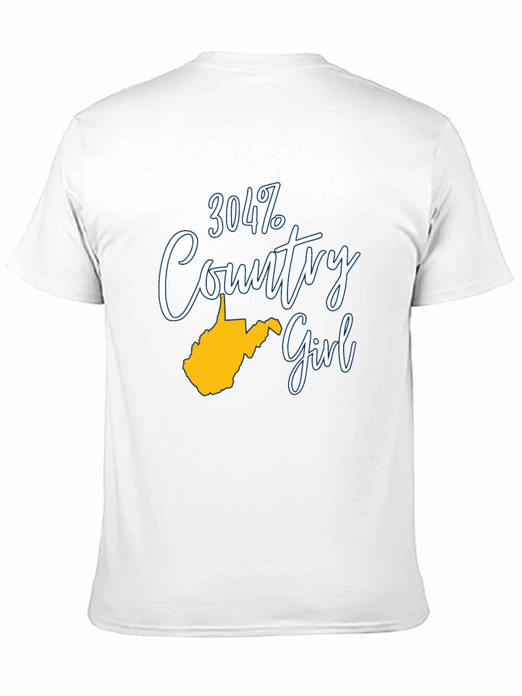 304 Country Girl T-Shirt - West Virginia Pride