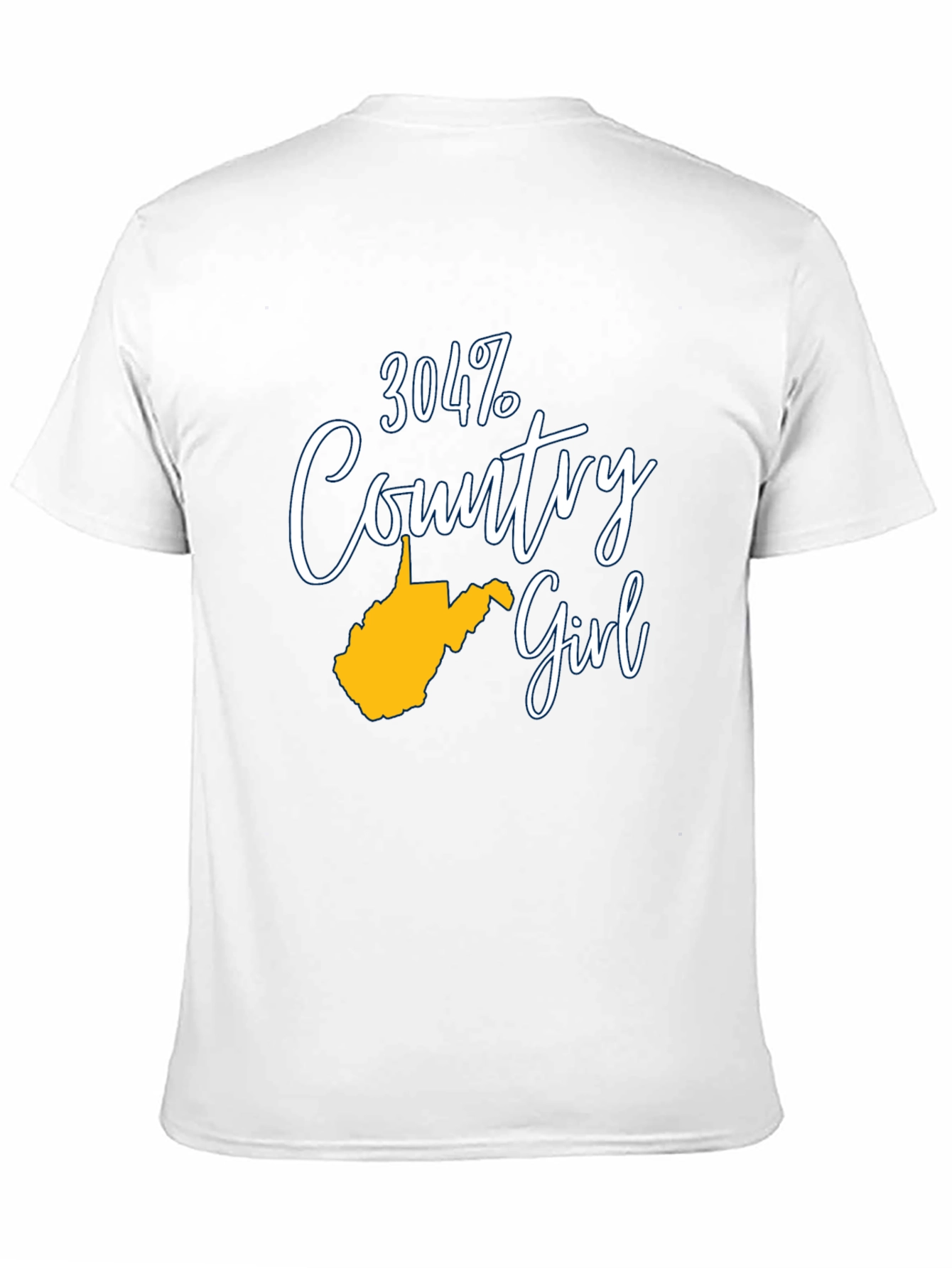 304 Country Girl T-Shirt - West Virginia Pride