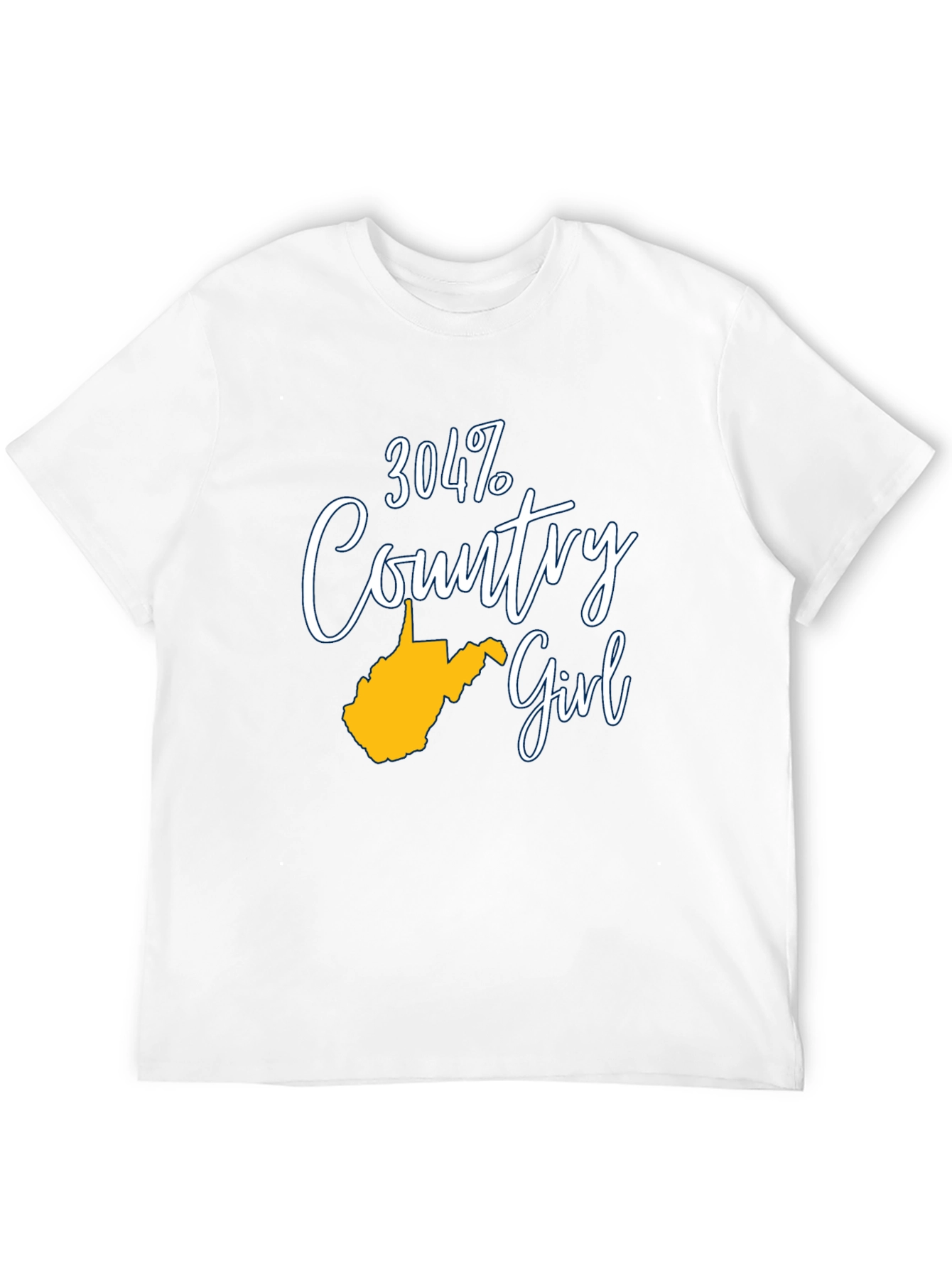 304 Country Girl T-Shirt - West Virginia Pride